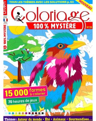 COLORIAGE 100 % MYSTERE
