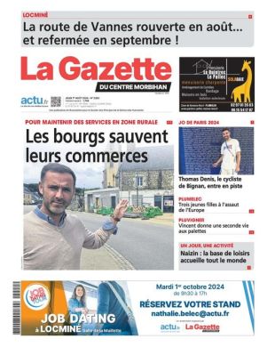 LA GAZETTE DU CENTRE MORBIHAN